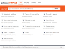 Tablet Screenshot of polecanefirmy.net